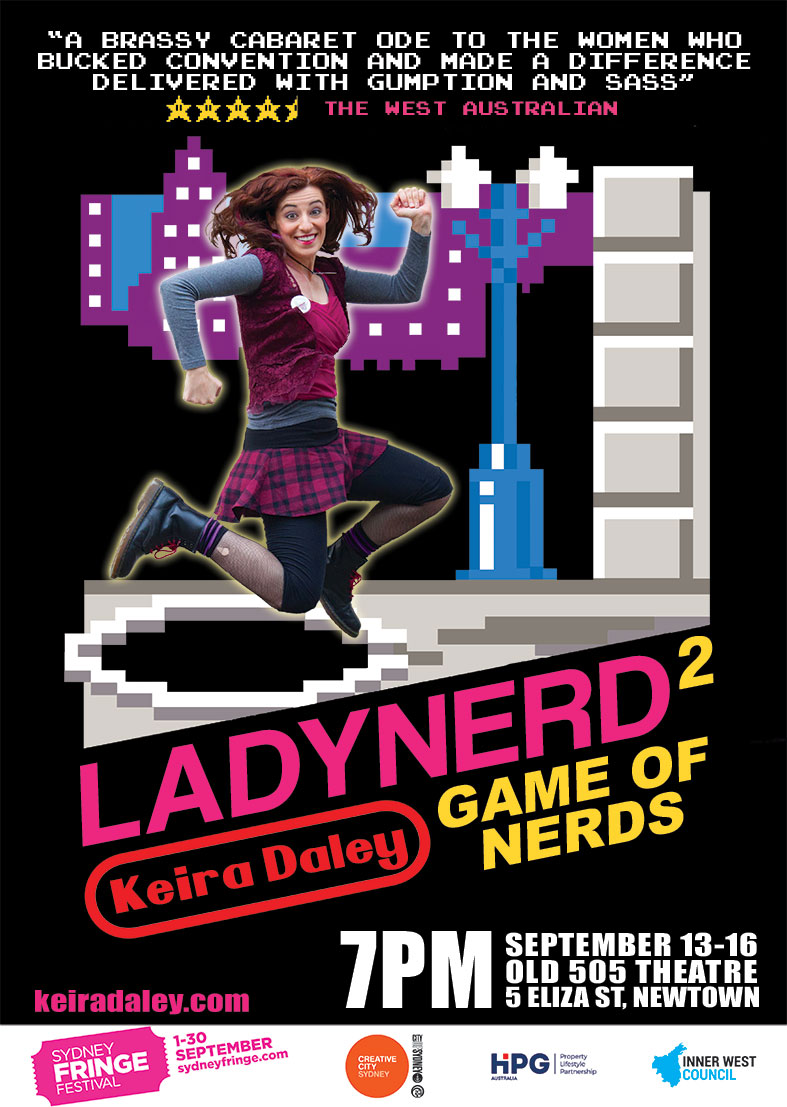 LadyNerd 2 Game of Nerds at Sydney Fringe